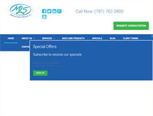 Tablet Screenshot of medlasersolutions.com